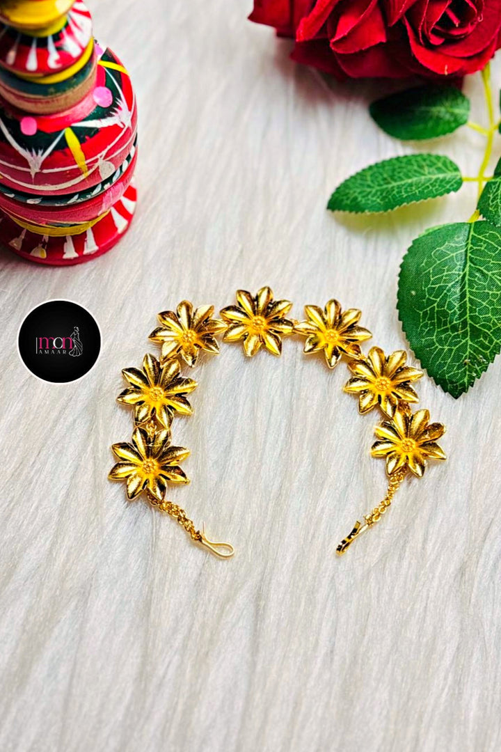 Pushpa-Gold Plated Matha Patti