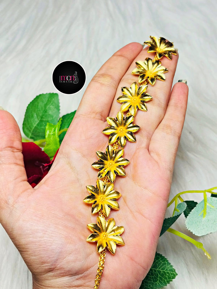 Pushpa-Gold Plated Matha Patti