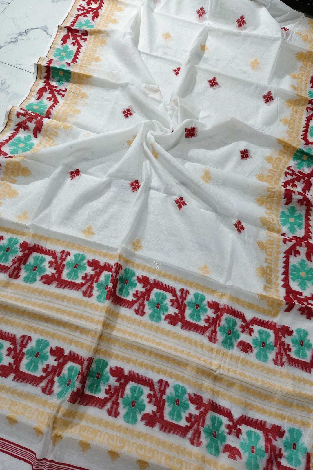 Neelkatha Dhakai Jamdani Saree