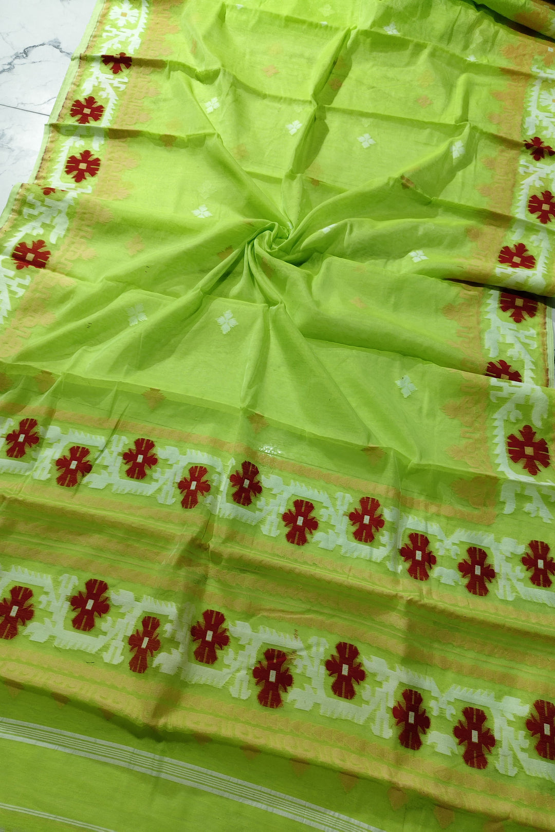Neelkatha Dhakai Jamdani Saree