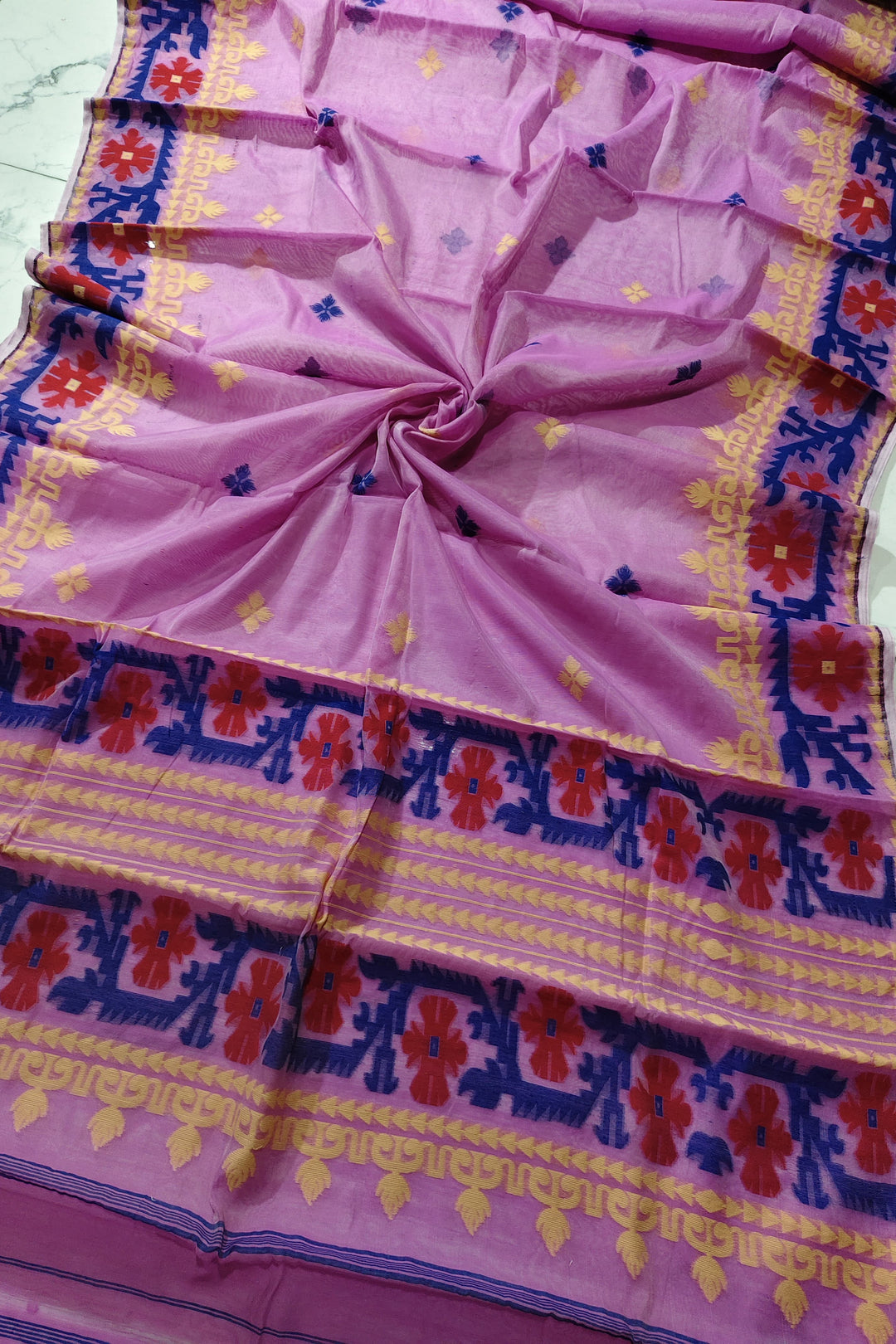 Neelkatha Dhakai Jamdani Saree