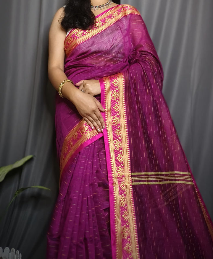 Anuragini- Feeling Love Cotton Silk Saree
