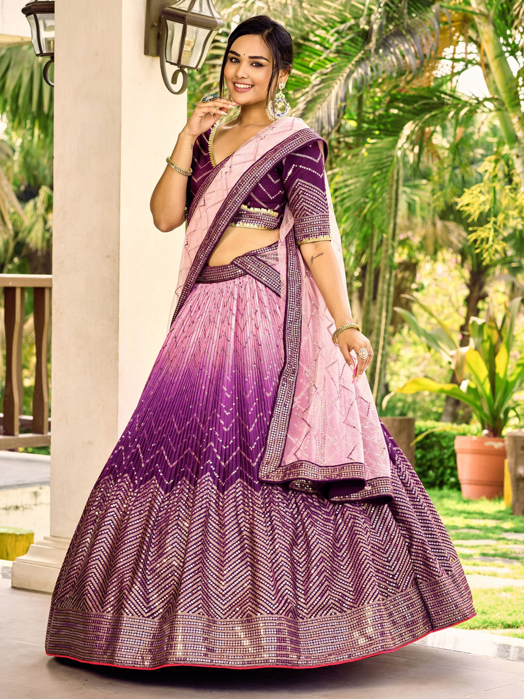 Light of Elegance Fancy Silk Lehenga