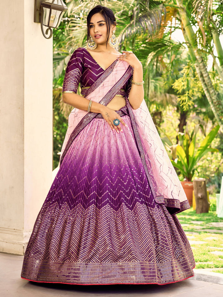 Light of Elegance Fancy Silk Lehenga