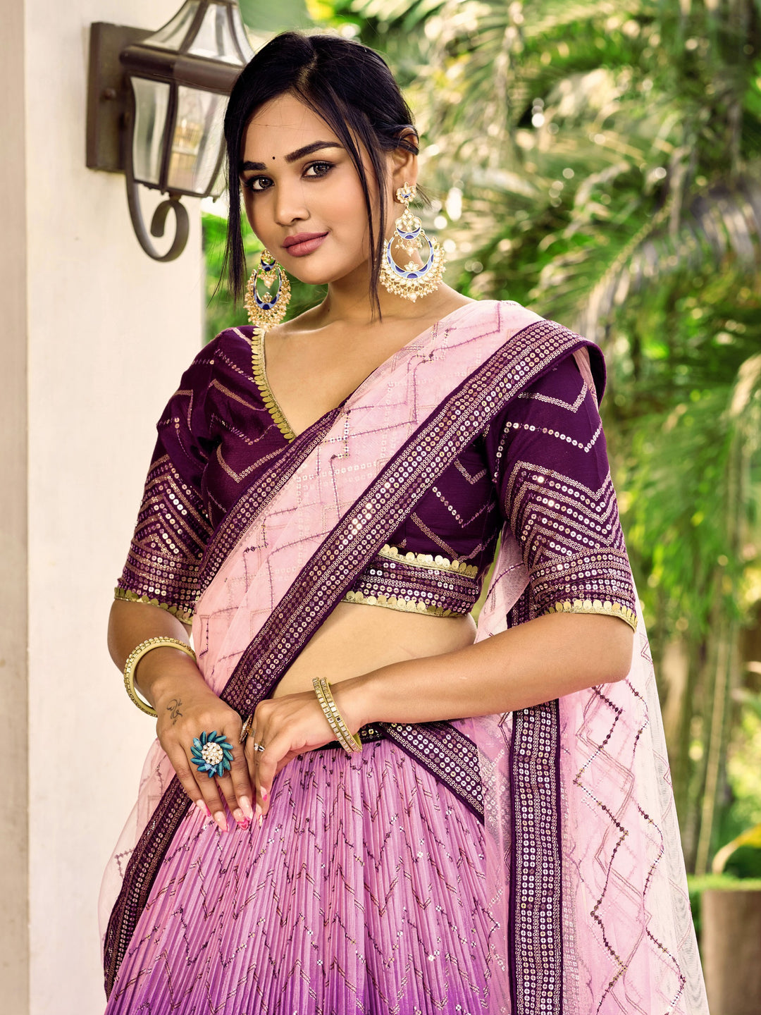 Light of Elegance Fancy Silk Lehenga
