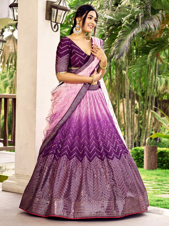 Light of Elegance Fancy Silk Lehenga