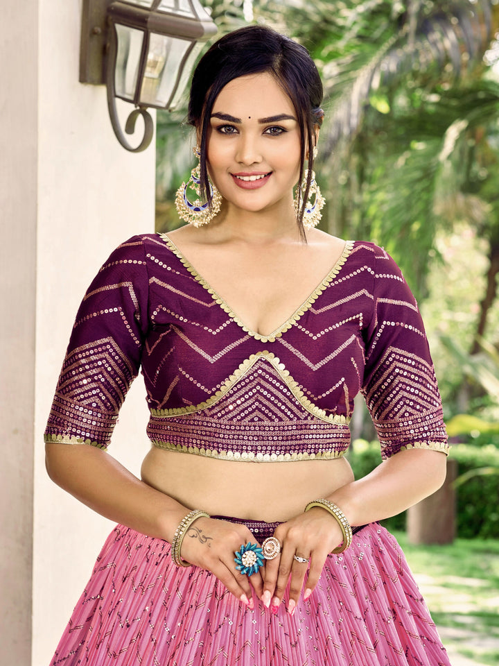 Light of Elegance Fancy Silk Lehenga
