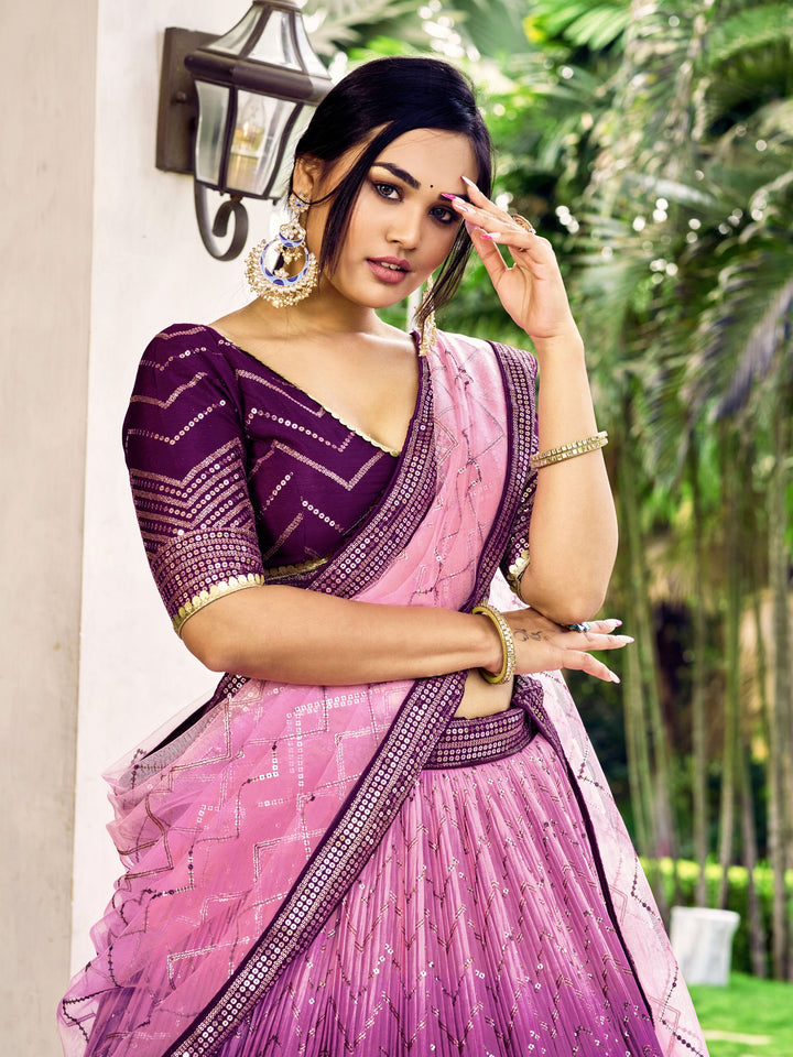 Light of Elegance Fancy Silk Lehenga