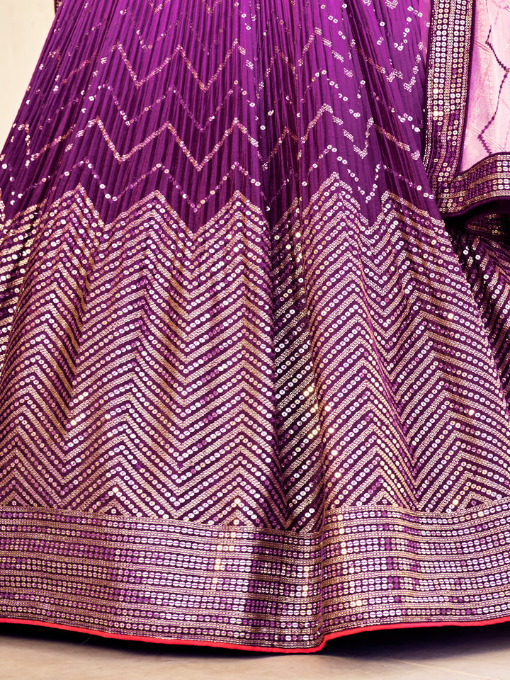 Light of Elegance Fancy Silk Lehenga
