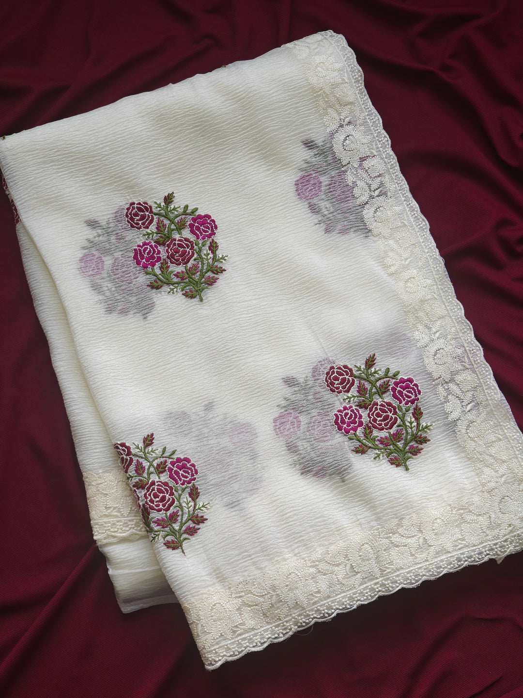 Canvas Couture Crush Chiffon Georgette Saree