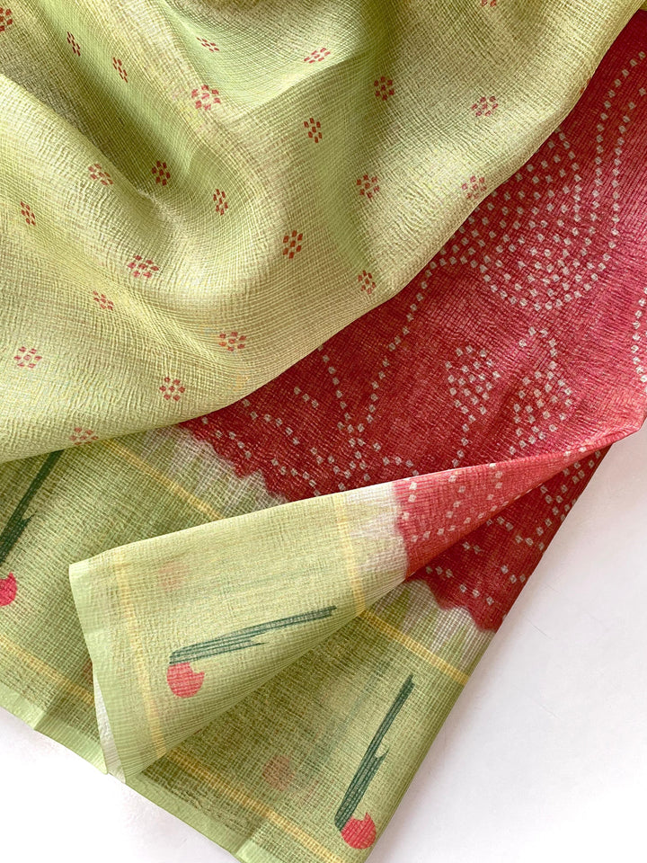 Gleam Of Manjari Kota Doriya Silk Saree