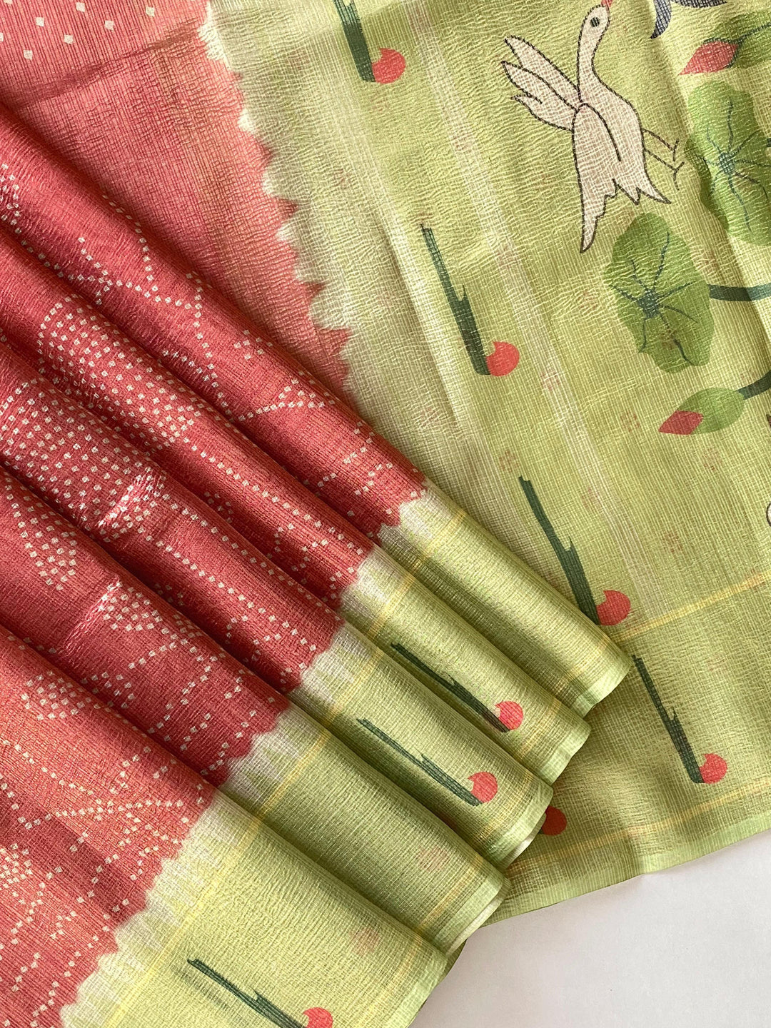 Gleam Of Manjari Kota Doriya Silk Saree
