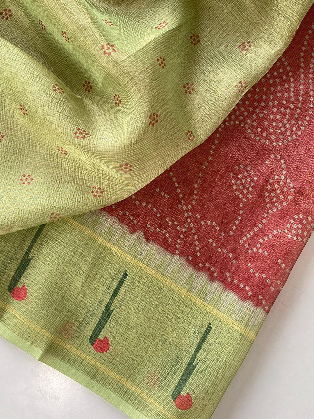 Gleam Of Manjari Kota Doriya Silk Saree