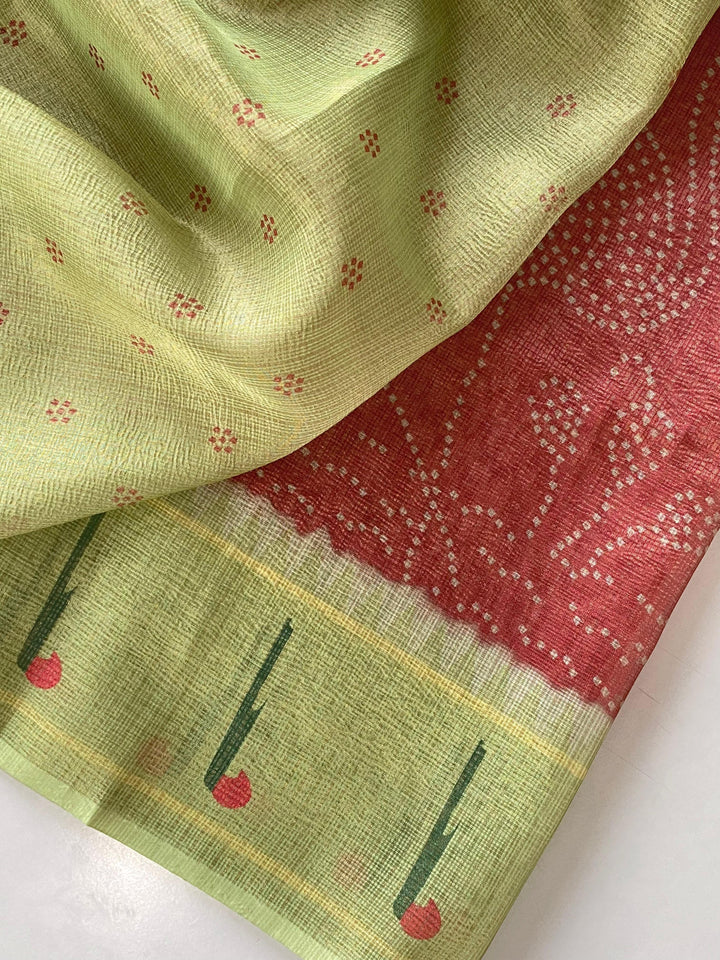 Gleam Of Manjari Kota Doriya Silk Saree