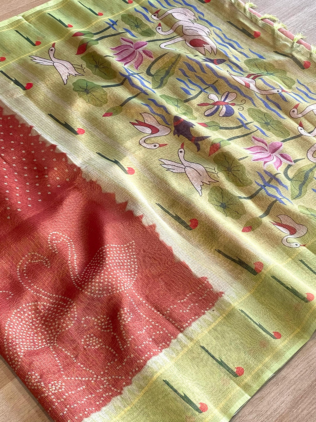 Gleam Of Manjari Kota Doriya Silk Saree