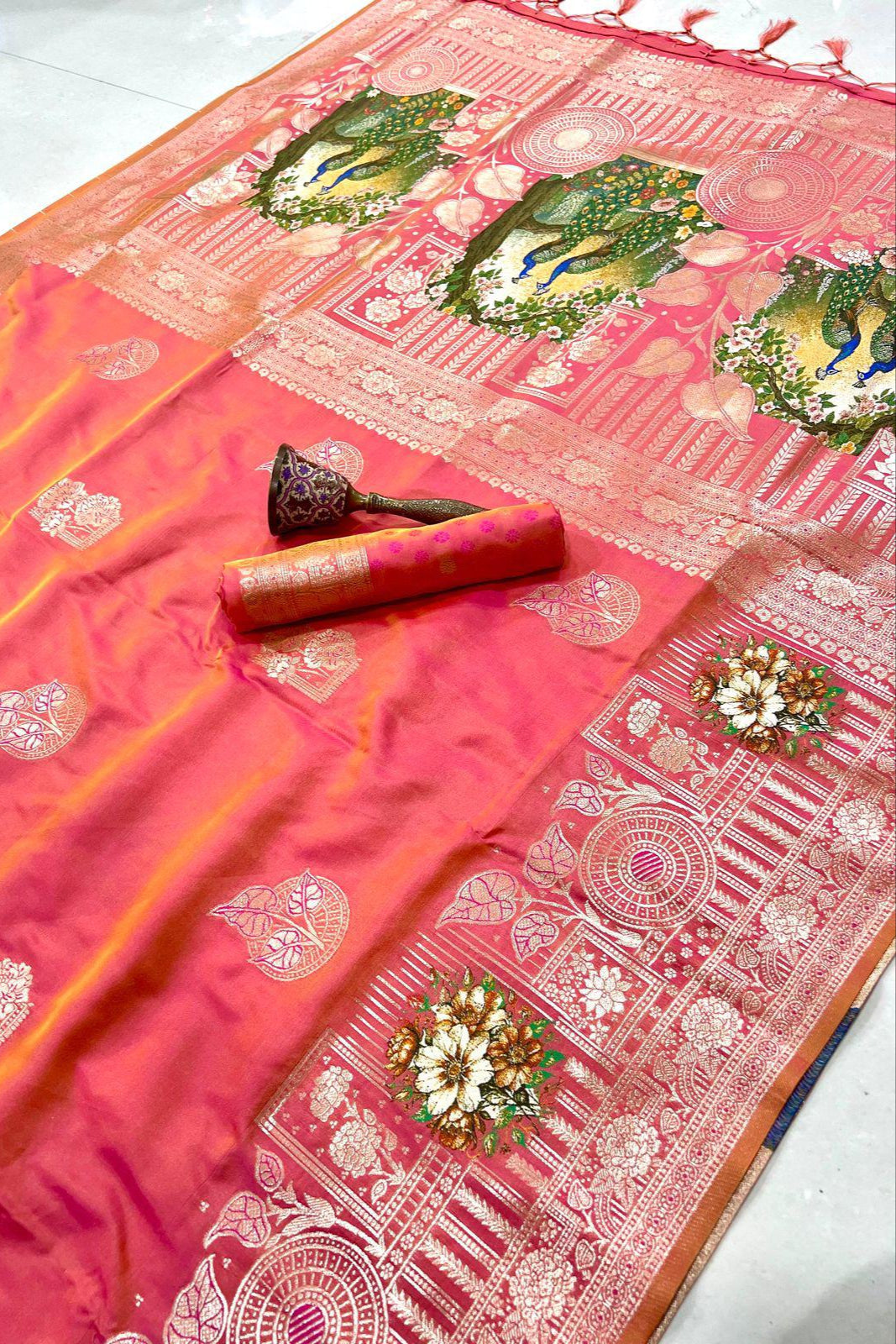 Silken Roots Fancy Silk Saree