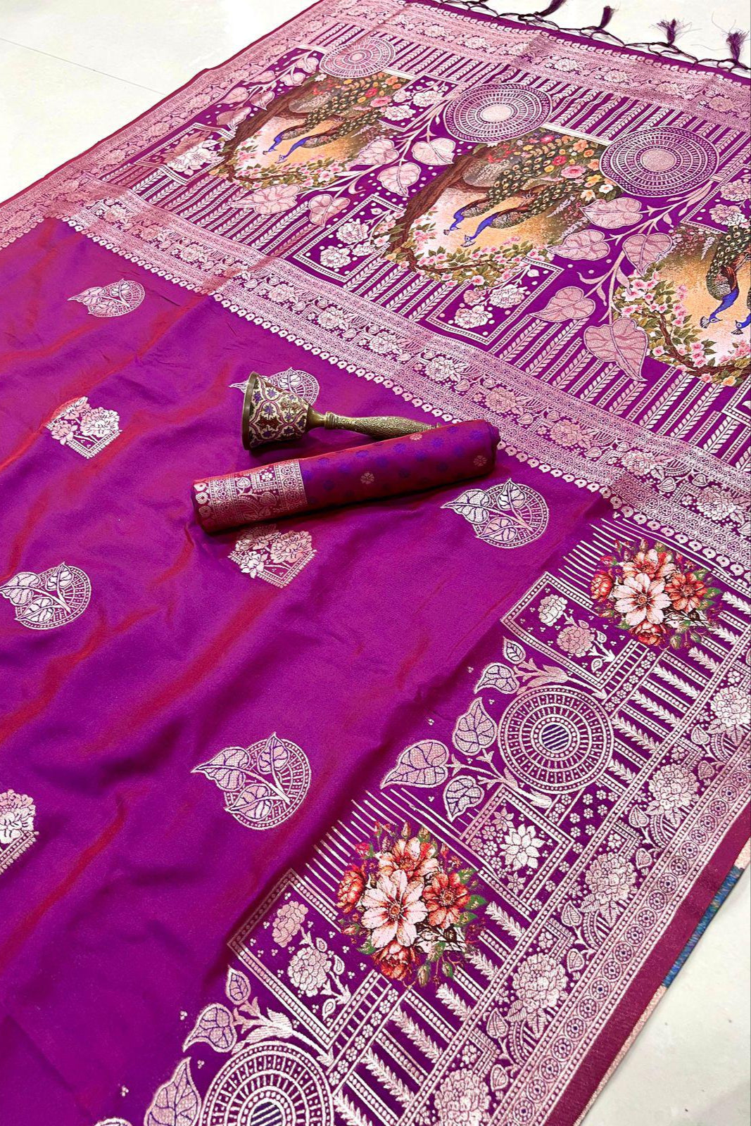 Silken Roots Fancy Silk Saree