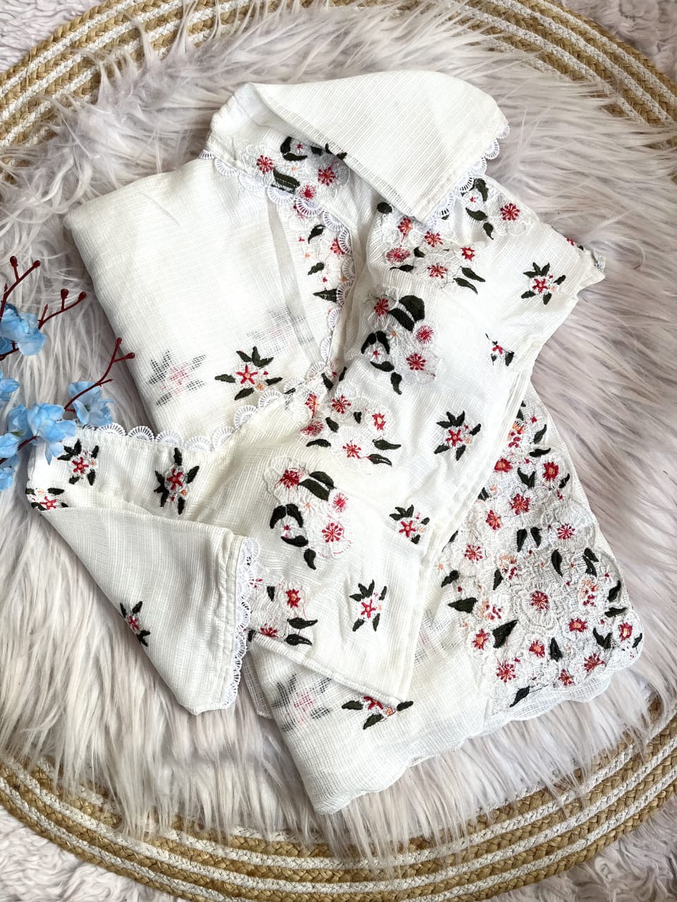 Threaded Grace Kota Doriya Saree