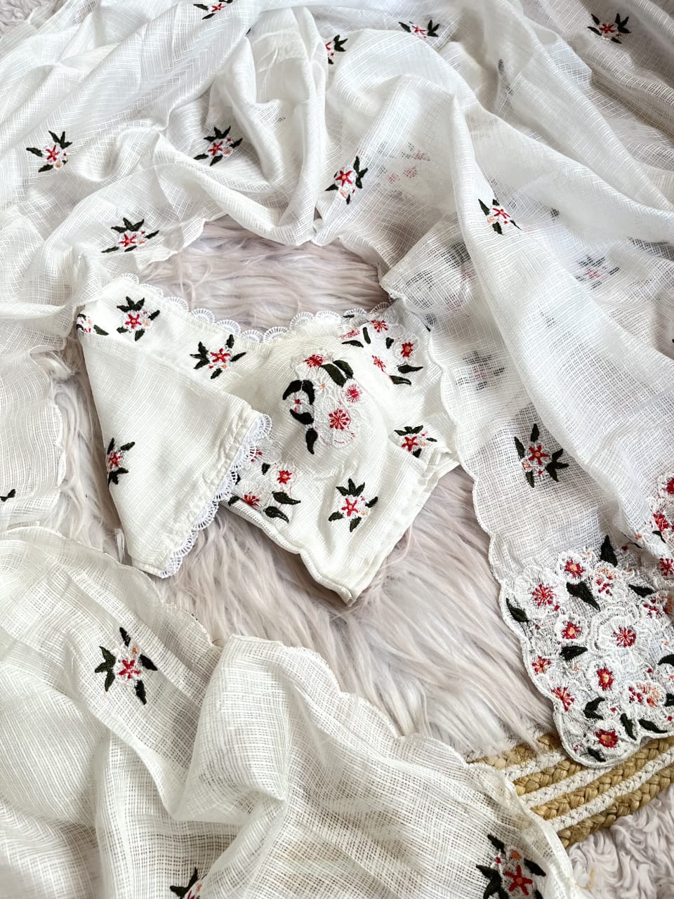 Threaded Grace Kota Doriya Saree