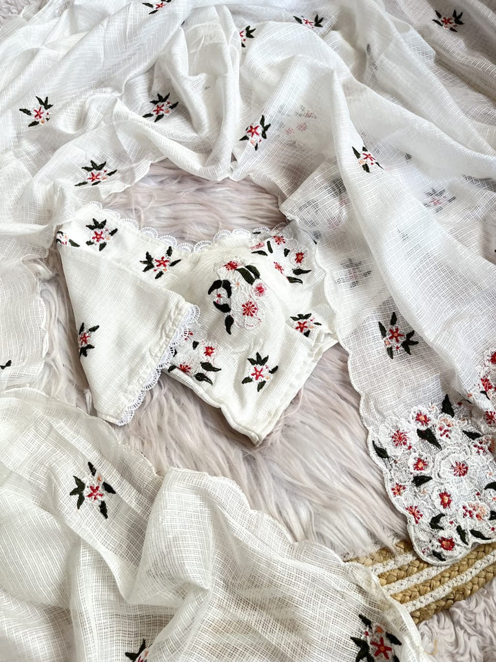 Threaded Grace Kota Doriya Saree