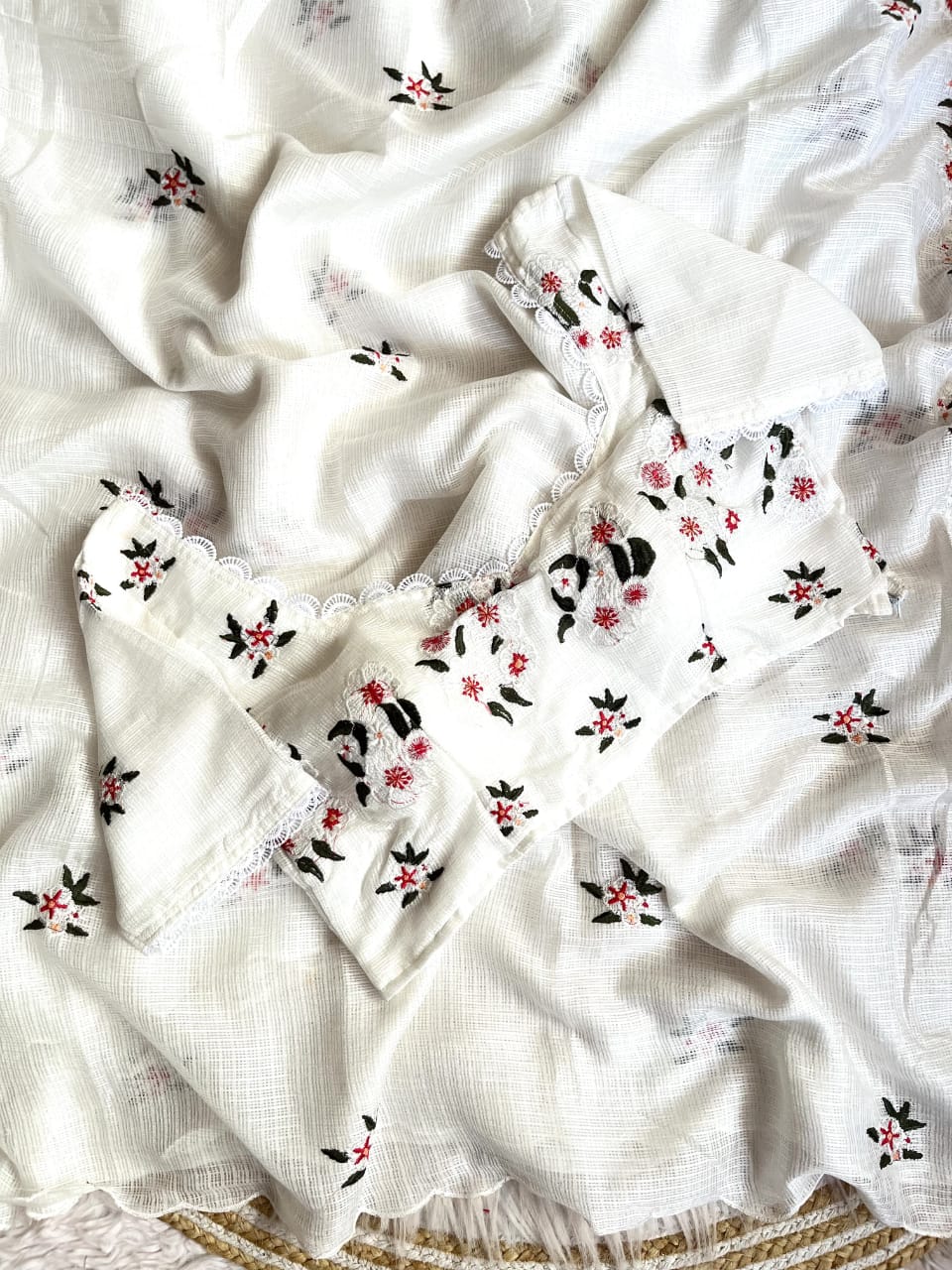 Threaded Grace Kota Doriya Saree