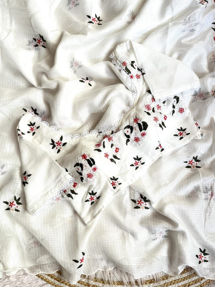 Threaded Grace Kota Doriya Saree