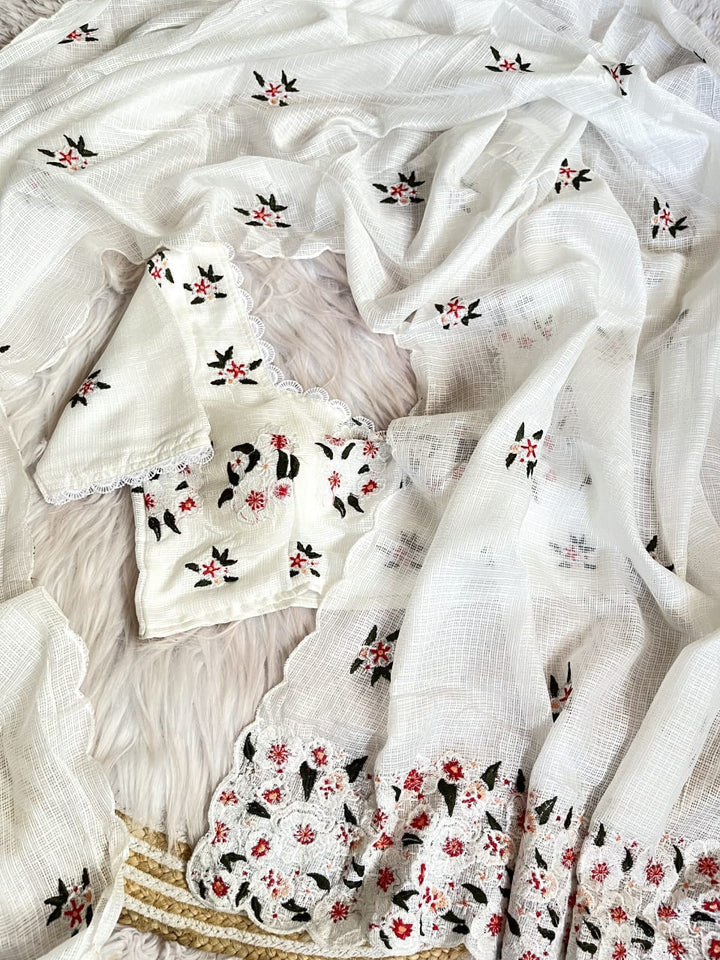 Threaded Grace Kota Doriya Saree