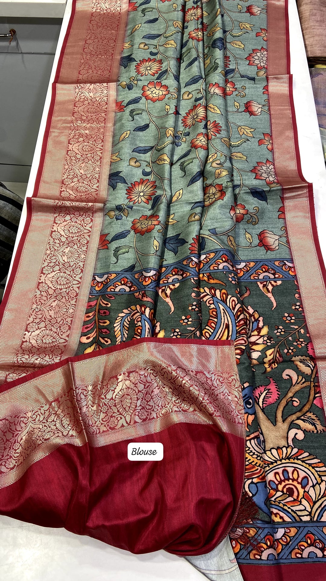 Classic Culture Tussar Silk Saree