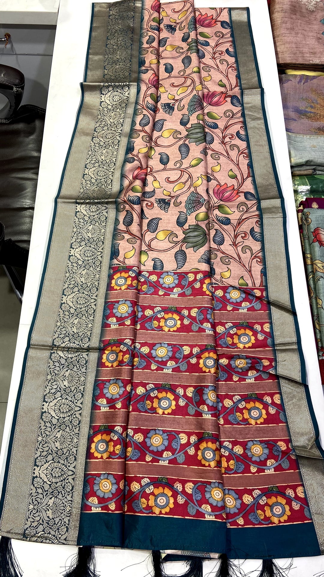 Classic Culture Tussar Silk Saree