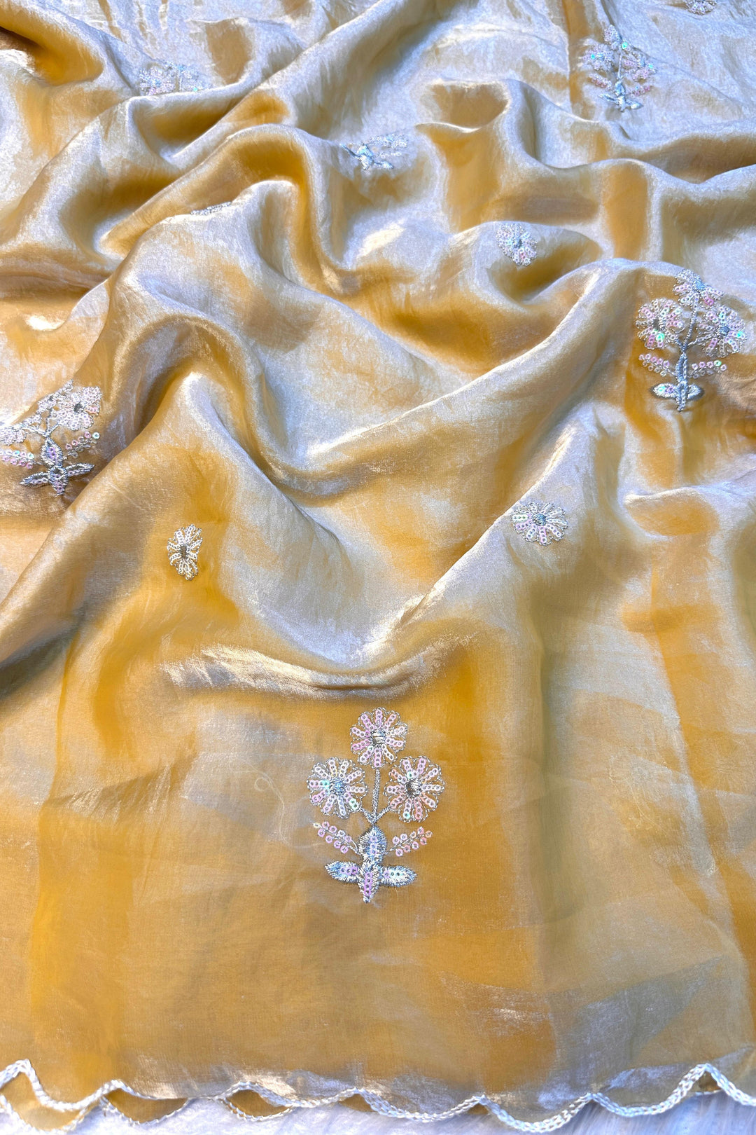 Keeping It Simple Fancy Silk Saree
