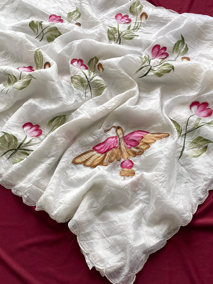 Gulrangi Fancy Silk Saree