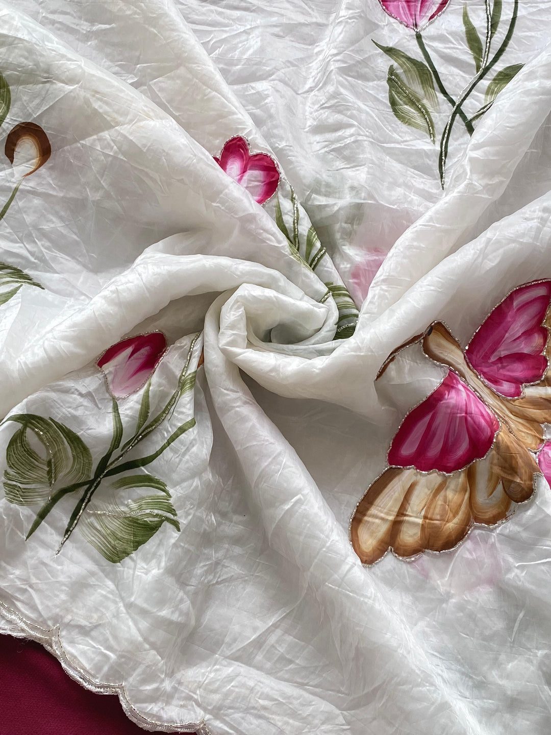 Gulrangi Fancy Silk Saree