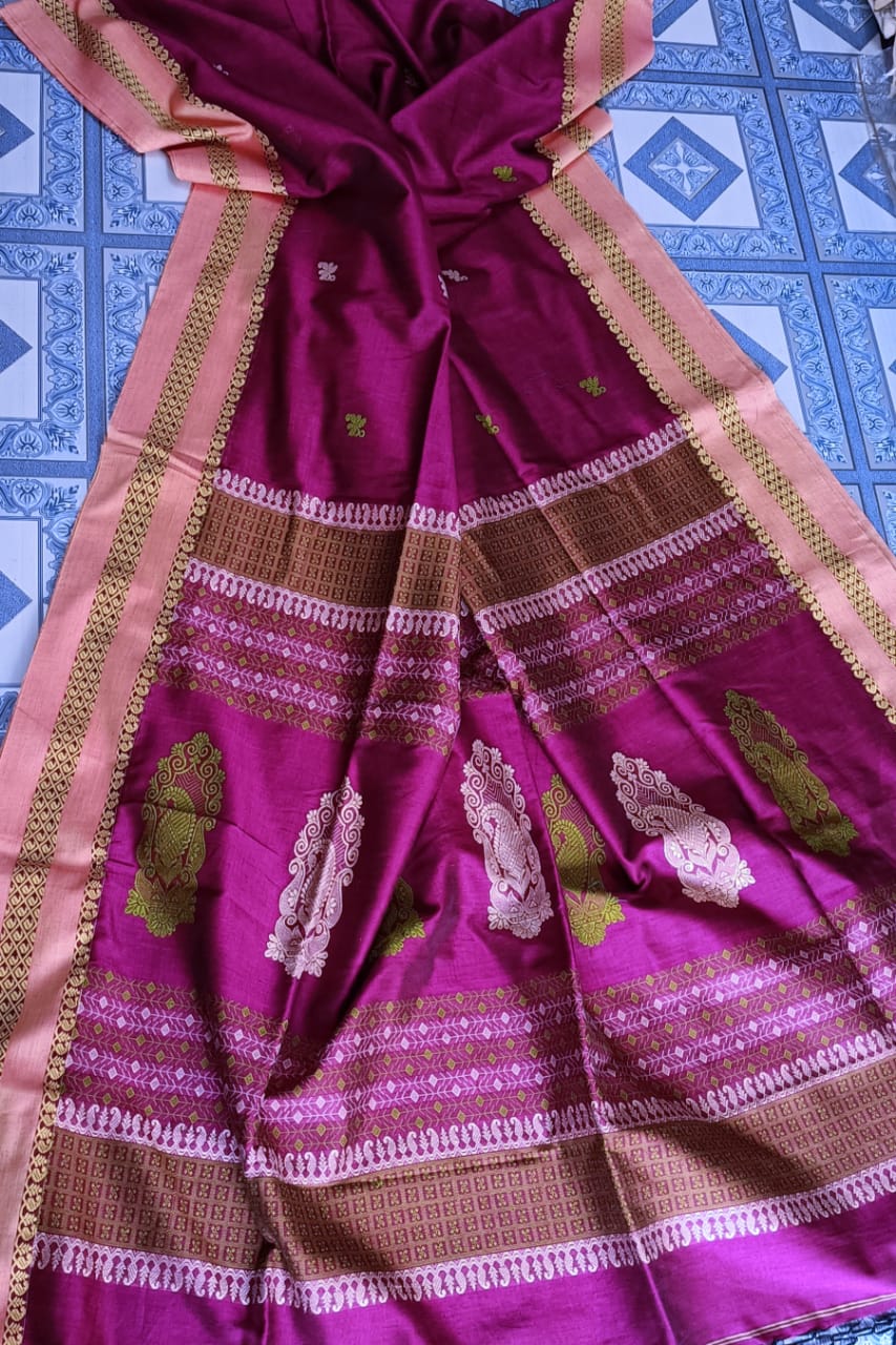 Nirab Nouka Khadi Cotton Saree