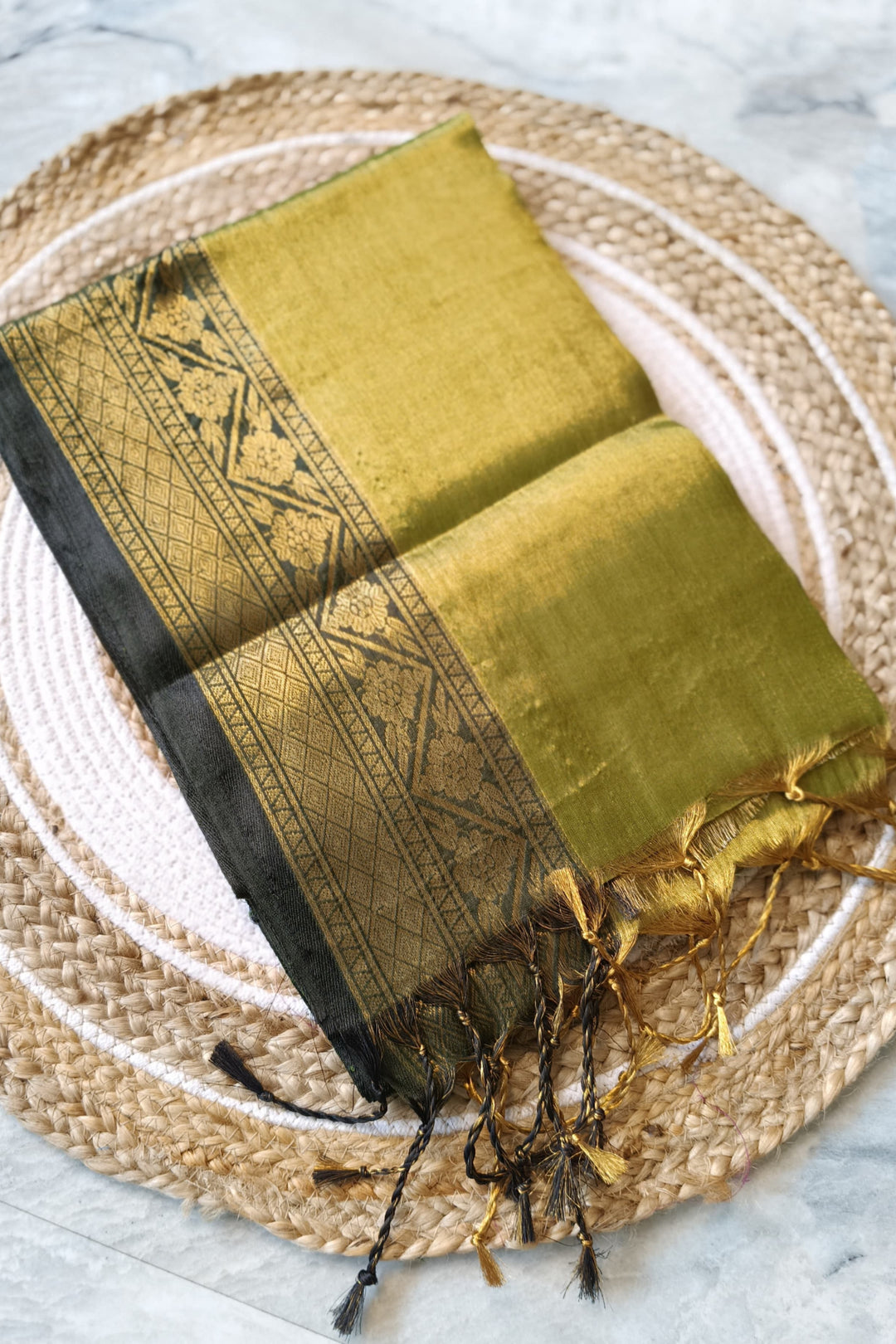 Chirosakha Tissue Banarasi Silk Saree