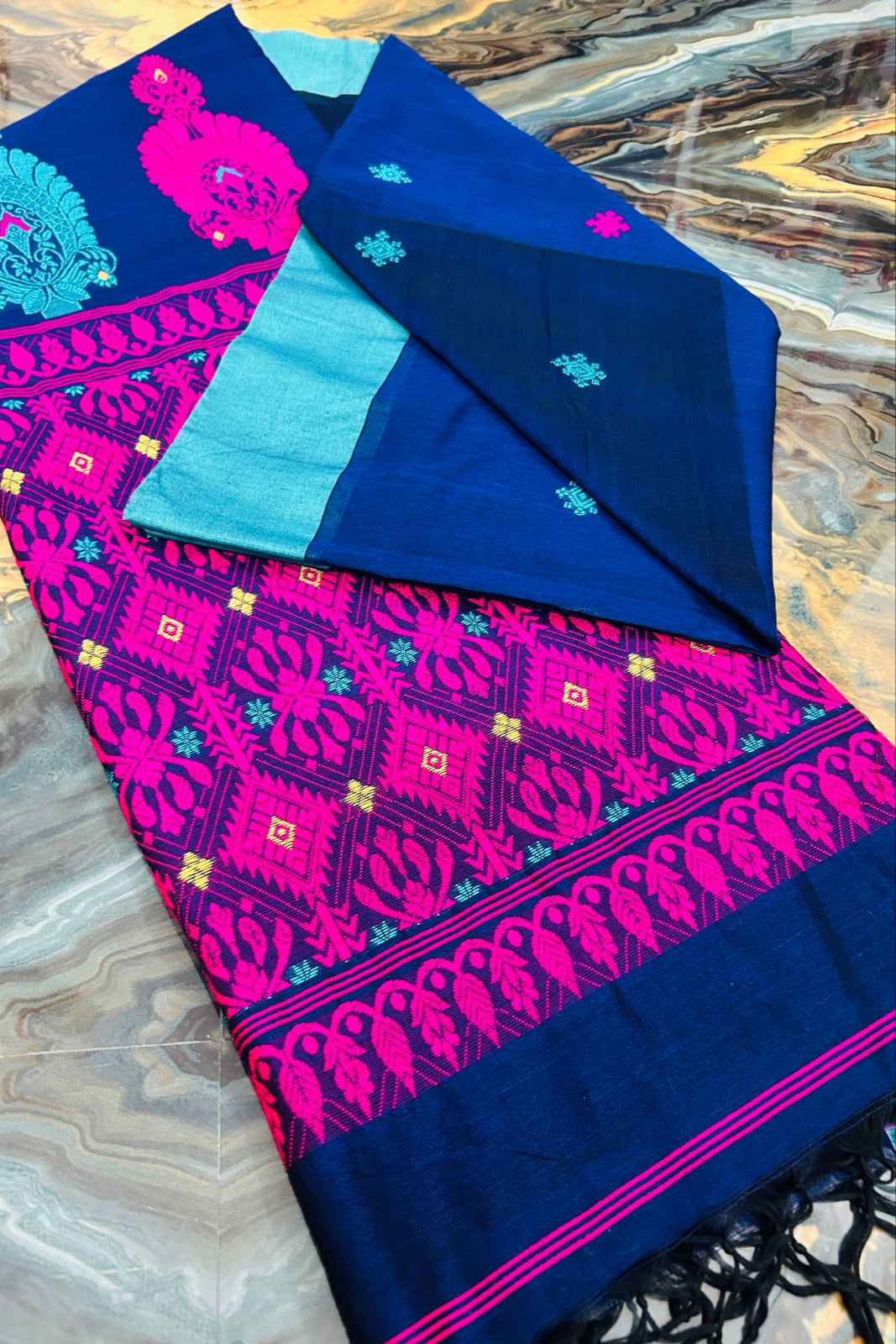 Shobder Rodh Mercerized Cotton Banarasi Saree
