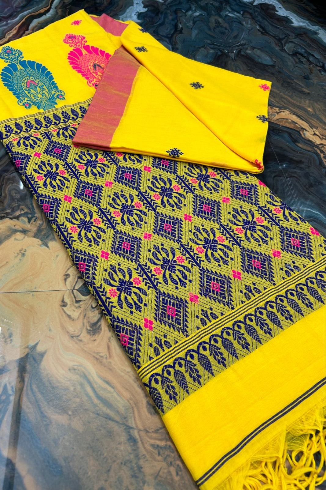 Shobder Rodh Mercerized Cotton Banarasi Saree