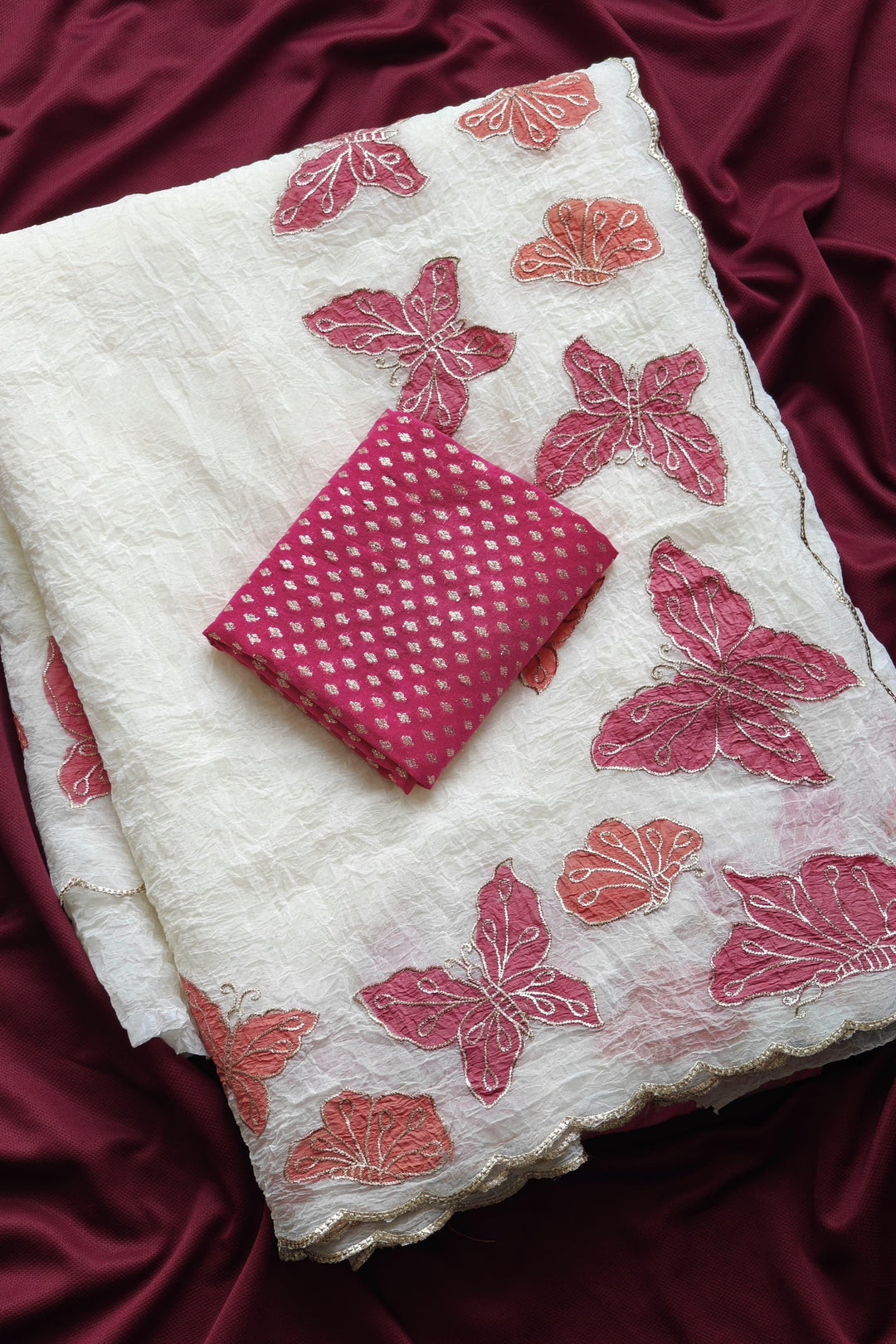 The In-Between Crush Chiffon Saree