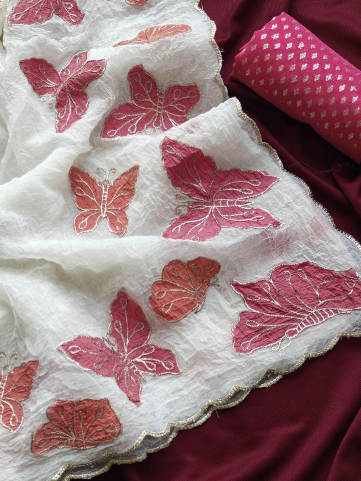 The In-Between Crush Chiffon Saree