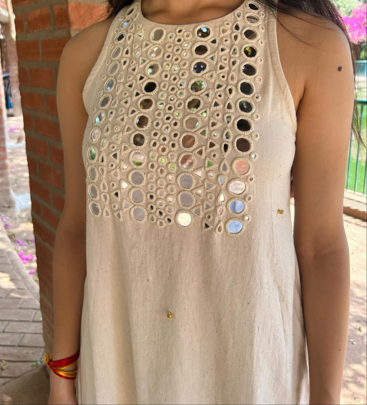 White Rose Cotton Coord Set