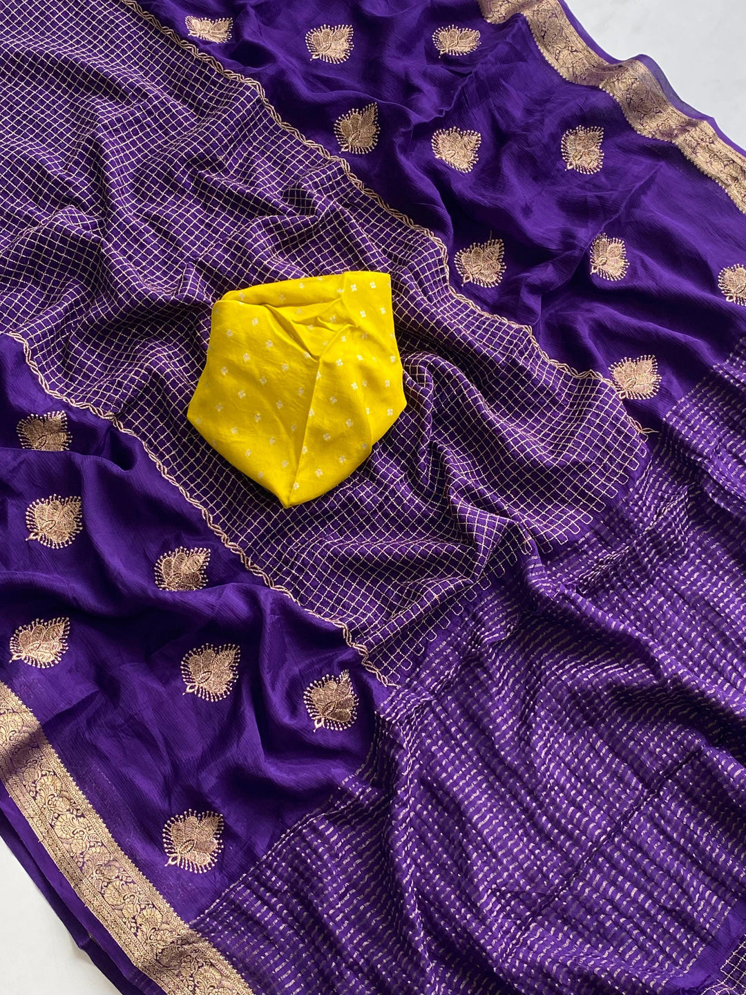 Glow All Night Chinnon Chiffon Saree