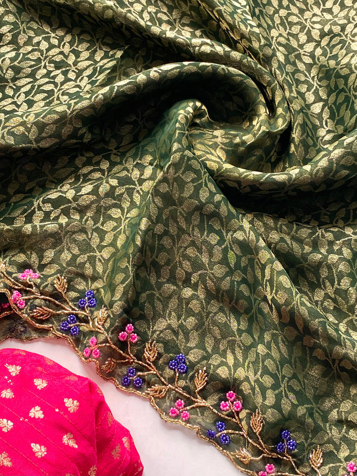 Shine in Six Yards Organza Silk Saree