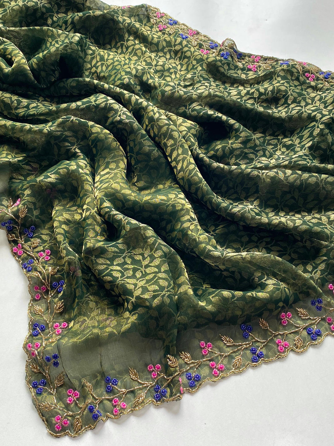 Shine in Six Yards Organza Silk Saree