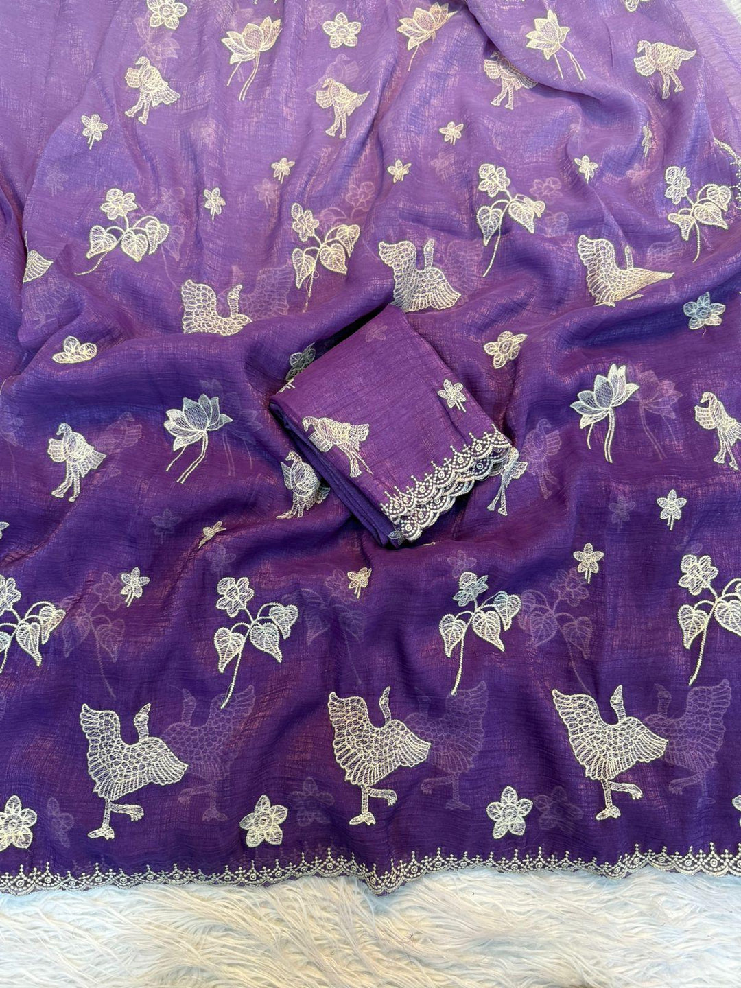 Radiate With Grace Fancy Silk Saree