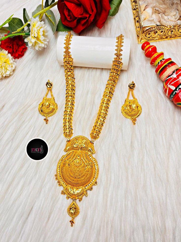 Inaya Gold Plated Sita Har Bridal Necklace set
