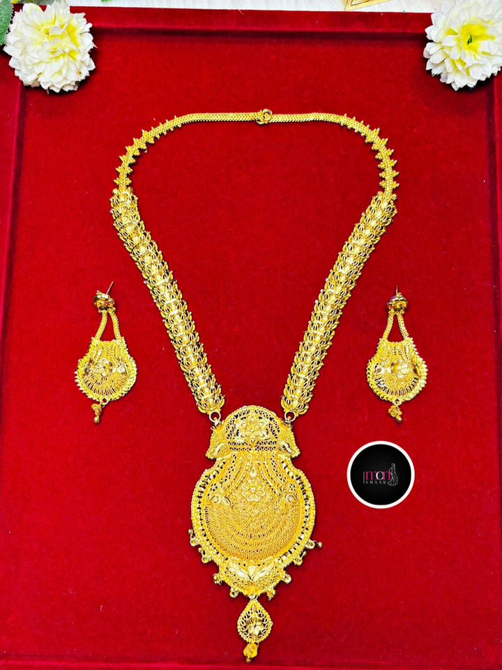 Inaya Gold Plated Sita Har Bridal Necklace set
