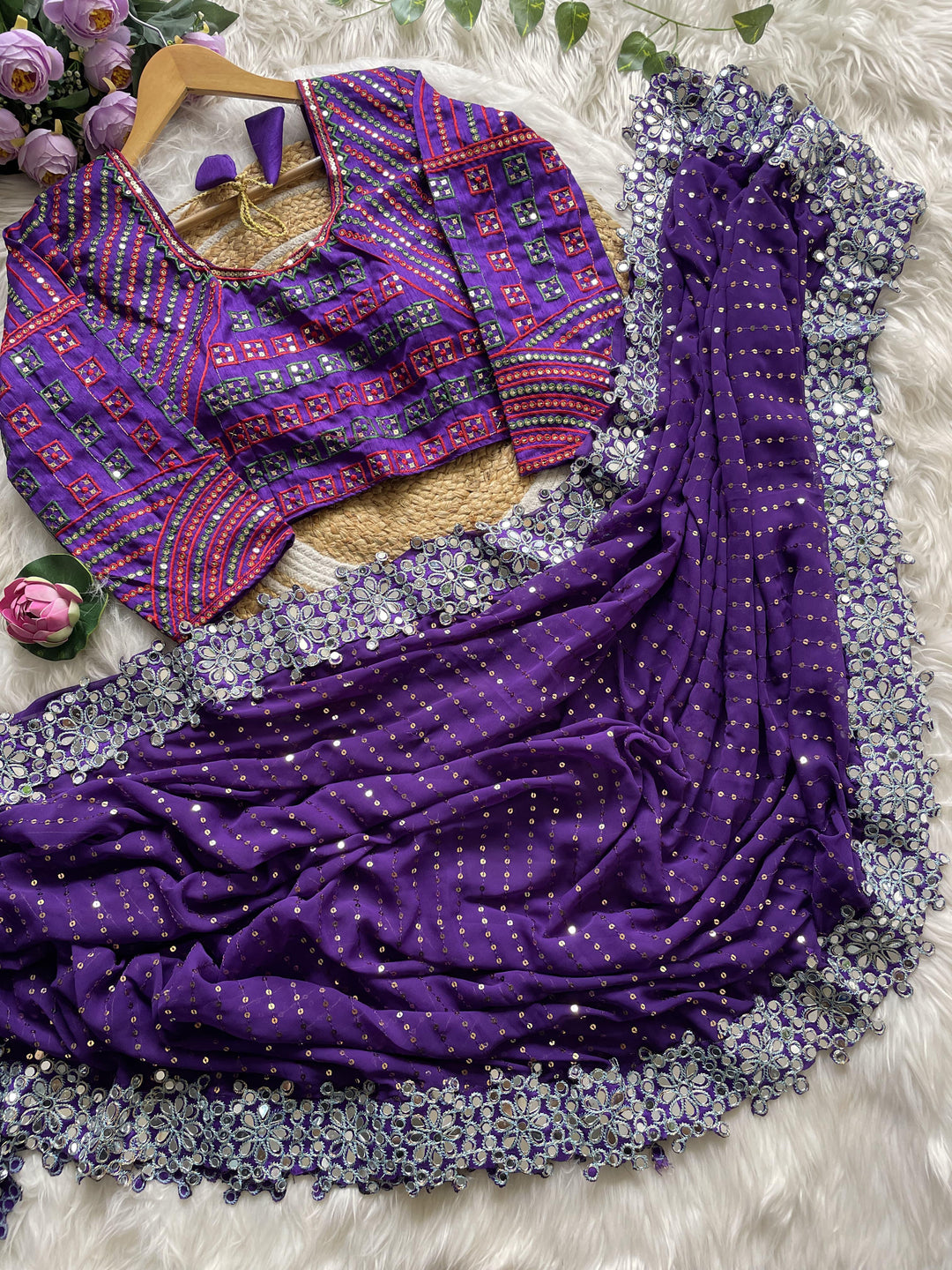 Color Of Beauty Georgette Saree