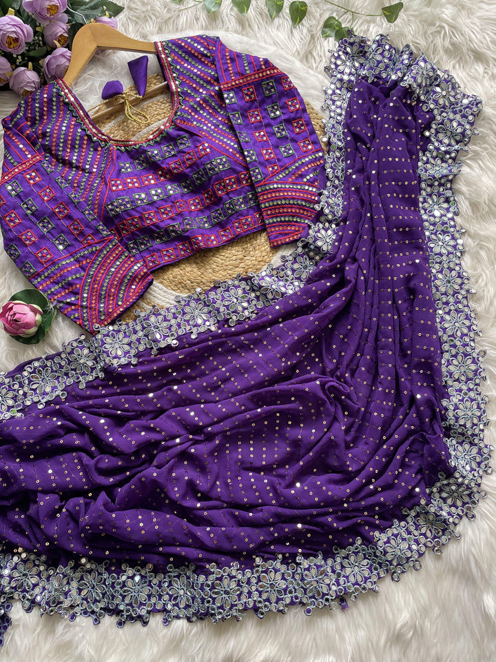 Color Of Beauty Georgette Saree