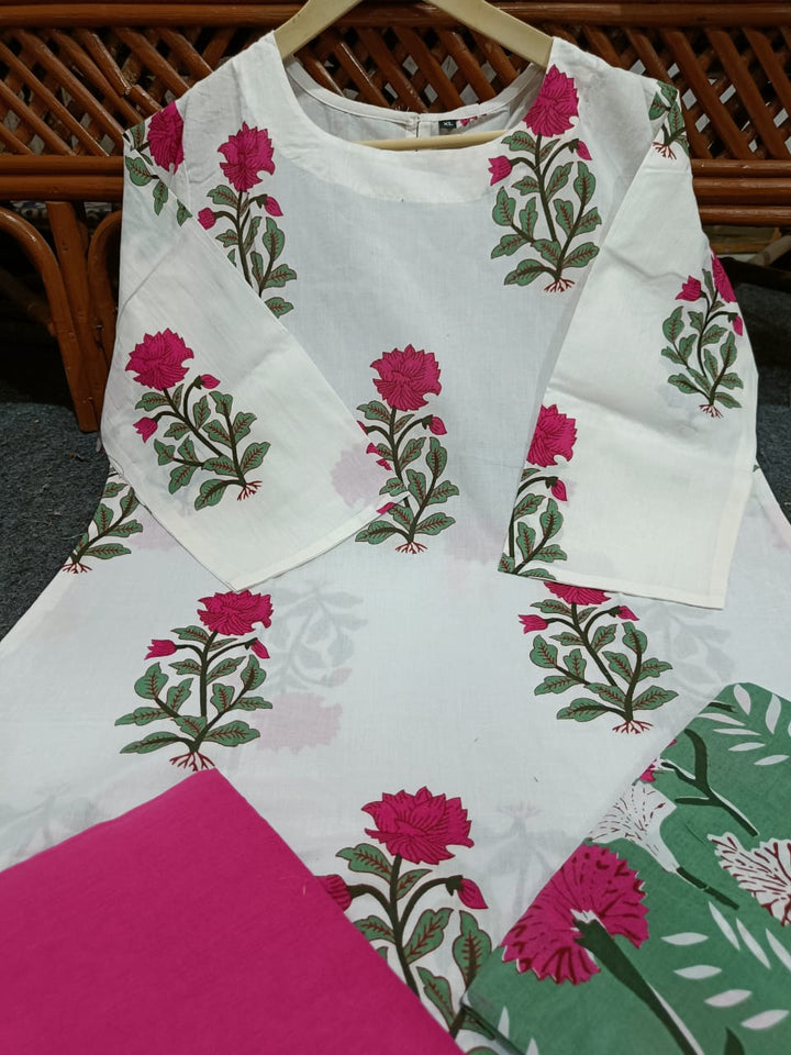 Aura of Fabric Cotton Kurti Set