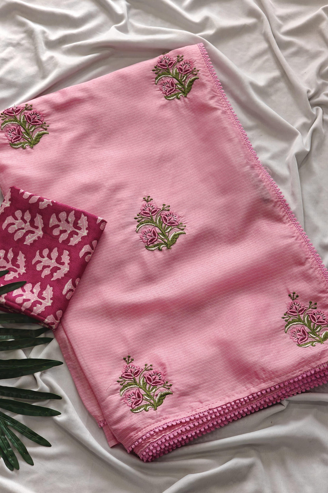 Pink Kota Doriya Saree