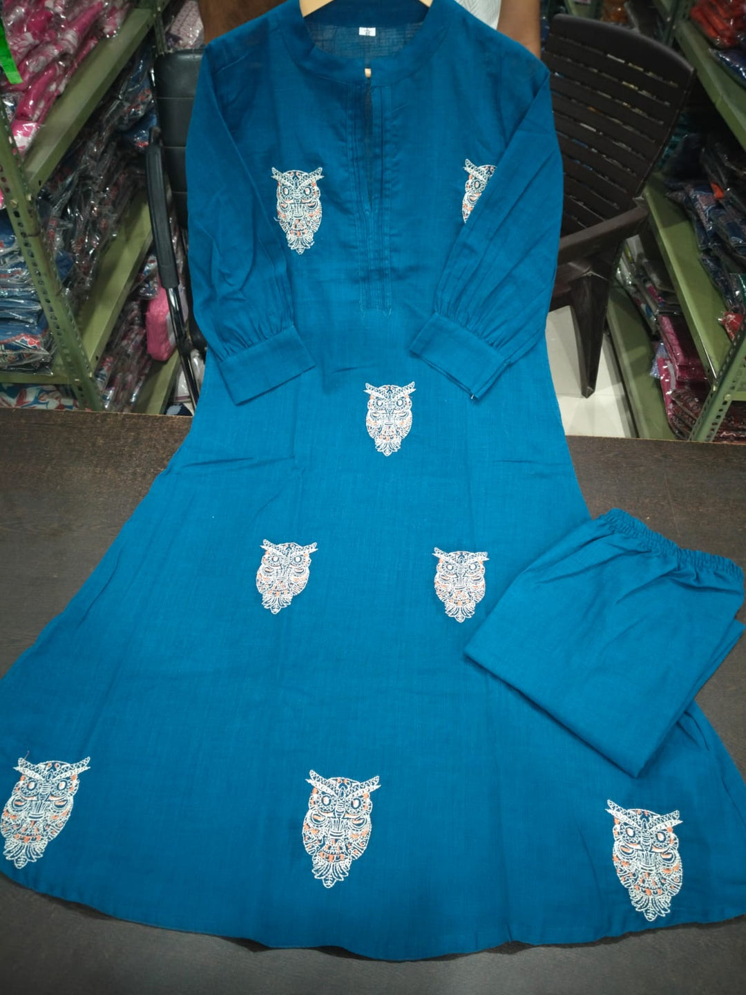 Owl World Cotton Coord Set